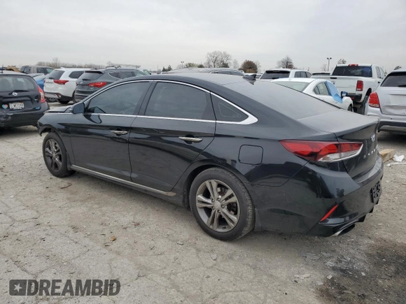 2018 Hyundai Sonata Sport Plus with VIN 5NPE34AF0JH726033, listed as a Copart auction lot 80530094 with 59,640 mi miles and Non Repairable. Bid and sale history available at DreamBid. Image 2.