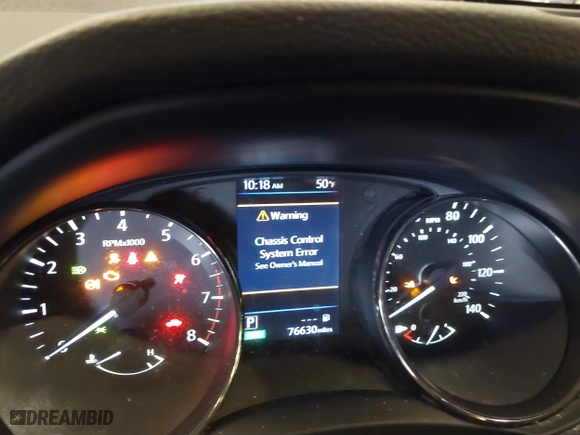 2020 Nissan Rogue SV with VIN JN8AT2MV9LW140373, listed as a IAAI auction lot 41635662 with 76,630 mi miles. Bid and sale history available at carsss.com. Image 7.
