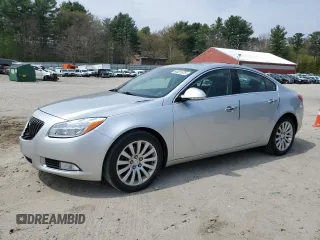 2013 Buick Regal Turbo Premium 1 z VIN 2G4GS5EV5D9159470, wystawiony jako Copart lot #54331675 z przebiegiem 115 599 mil mil oraz Czysty tytuł • Clean title. Historia ofert i sprzedaży dostępna na DreamBid. Obrazek 1.