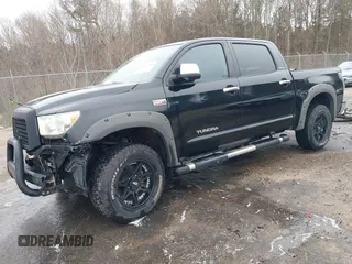 2007 Toyota Tundra Limited with VIN 5TBEV58177S458863, listed as a IAAI auction lot 41527195 with 191,506 mi miles and . Bid and sale history available at DreamBid. Image 2.