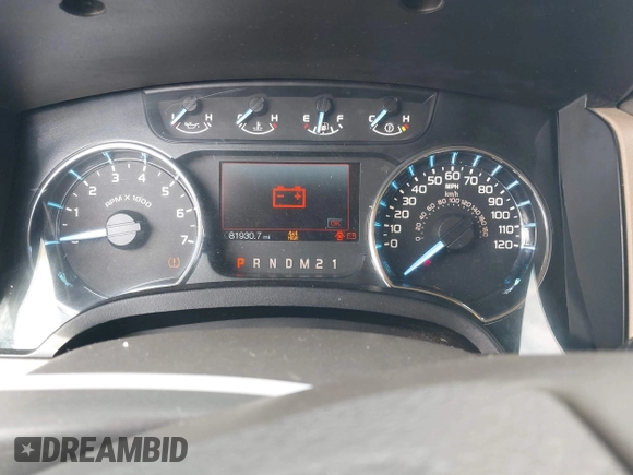 2013 Ford F-150 XL with VIN 1FTFX1ET4DFB28193, listed as a IAAI auction lot 42508120 with 81,930 mi miles and . Bid and sale history available at DreamBid. Image 7.