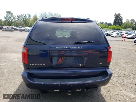 2005 Dodge Caravan SXT with VIN 2D4GP44L95R280846, listed as a Copart auction lot 56608455 with 174,140 mi miles and Salvage title. Bid and sale history available at DreamBid. Image 6.