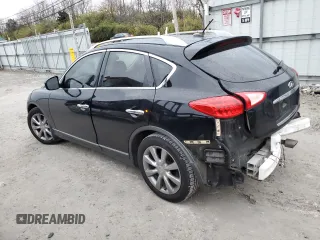 2014 Infiniti QX50 Journey with VIN JN1BJ0HP9EM210297, listed as a Copart auction lot 81917894 with 108,205 mi miles and Salvage Title. Bid and sale history available at carsss.com. Image 2.