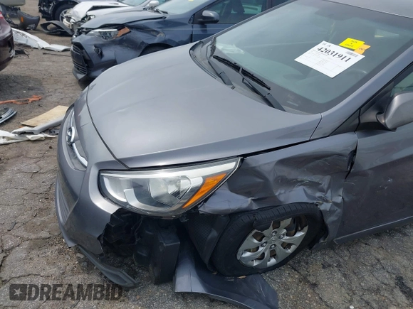 2016 Hyundai Accent SE z VIN KMHCT4AE0GU150548, wystawiony jako IAAI lot #42031911 z przebiegiem 134 916 mil mil oraz . Historia ofert i sprzedaży dostępna na DreamBid. Obrazek 6.