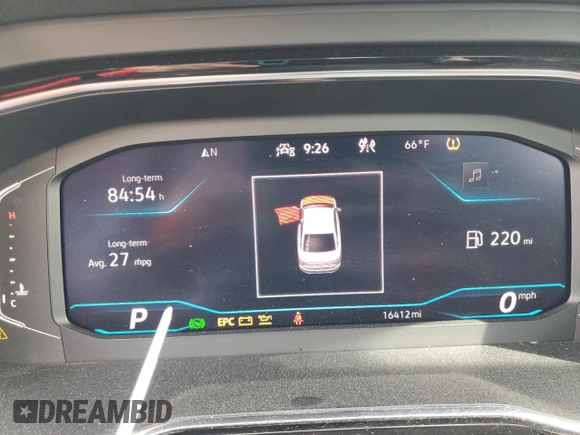2024 Volkswagen Jetta 40th Anniversary Edition with VIN 3VW9T7BU7RM006621, listed as a Copart auction lot 58410695 with 16,412 mi miles and Salvage title. Bid and sale history available at DreamBid. Image 9.
