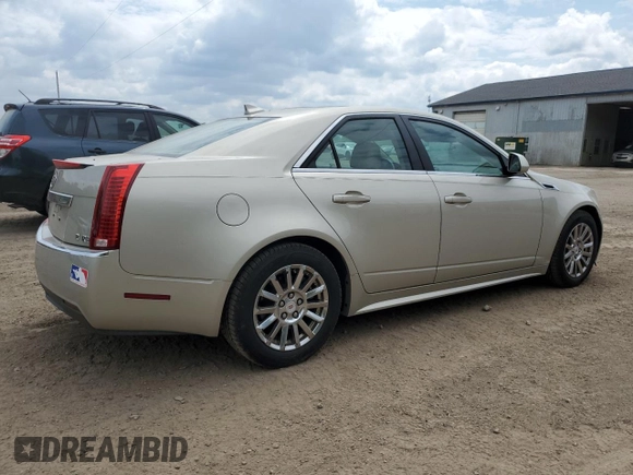 2013 Cadillac CTS Luxury with VIN 1G6DE5E53D0119089, listed as a Copart auction lot 59602055 with 91,036 mi miles and Clean title. Bid and sale history available at DreamBid. Image 3.