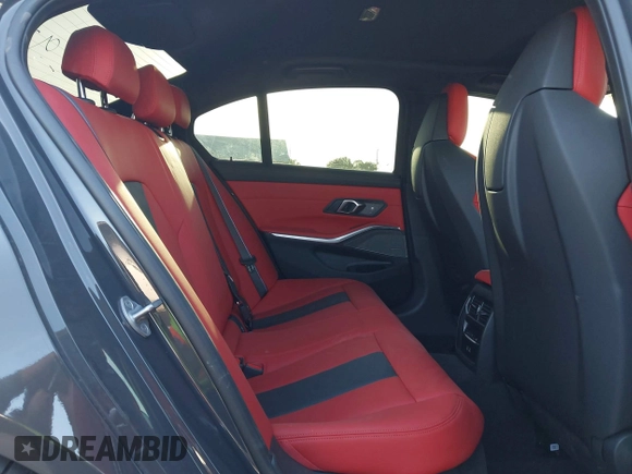 2025 BMW M3 Competition xDrive with VIN WBS33HJ04SFU25148, listed as a IAAI auction lot 41942920 with 1,166 mi miles and . Bid and sale history available at DreamBid. Image 8.