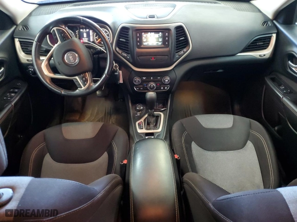 2014 Jeep Cherokee Latitude with VIN 1C4PJMCS2EW207977, listed as a Copart auction lot 50400875 with 132,425 mi miles and Salvage Title. Bid and sale history available at carsss.com. Image 8.