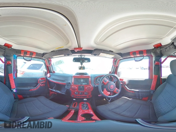 2012 Jeep Wrangler Unlimited Sport RHD with VIN 1C4BJWKGXCL102296, listed as a Copart auction lot 48905975 with Not provided miles and Salvage title. Bid and sale history available at DreamBid. Image 14.