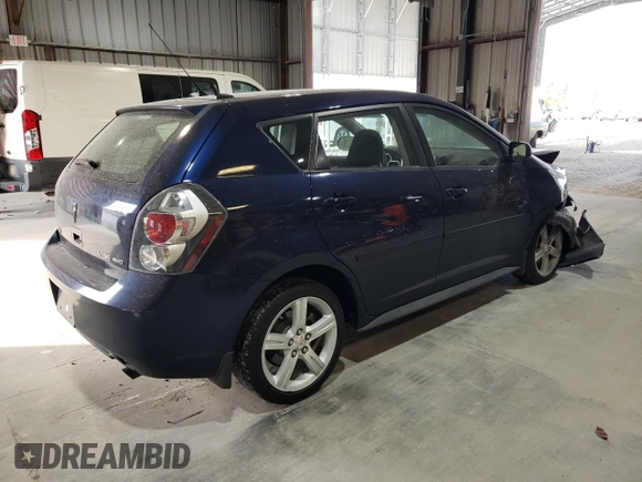 2010 Pontiac Vibe with VIN 5Y2SM6E07AZ403883, listed as a Copart auction lot 77337294 with 42,276 mi miles and Salvage Title. Bid and sale history available at carsss.com. Image 3.