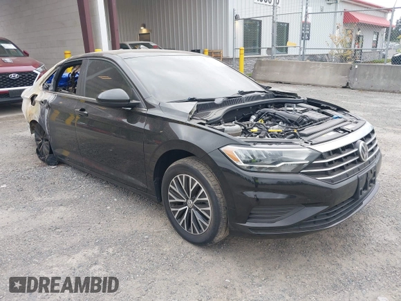 2019 Volkswagen Jetta S z VIN 3VWC57BU7KM095774, wystawiony jako IAAI lot #42258531 z przebiegiem Nie podano mil oraz . Historia ofert i sprzedaży dostępna na DreamBid. Obrazek 1.