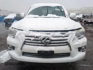 2013 Lexus LX 570 with VIN JTJHY7AX2D4101858, listed as a Copart auction lot 53908465 with 149,930 mi miles and Salvage title. Bid and sale history available at DreamBid. Image 5.