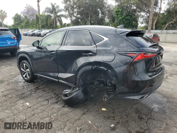 2020 Lexus NX 300 with VIN JTJDARBZ3L5007964, listed as a Copart auction lot 58814485 with 109,063 mi miles and Clean title. Bid and sale history available at DreamBid. Image 2.