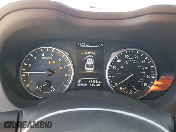 2018 Infiniti Q50 Sport with VIN JN1EV7AP8JM355507, listed as a Copart auction lot 88958005 with 67,852 mi miles and Salvage Title. Bid and sale history available at carsss.com. Image 9.