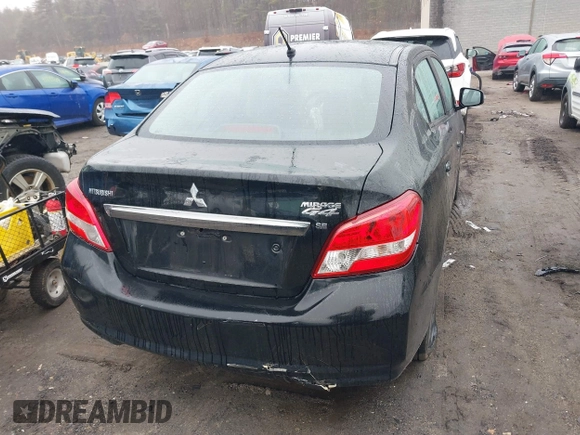 2019 Mitsubishi Mirage G4 SE with VIN ML32F4FJ3KHF04552, listed as a IAAI auction lot 41843111 with 192,463 mi miles. Bid and sale history available at carsss.com. Image 16.