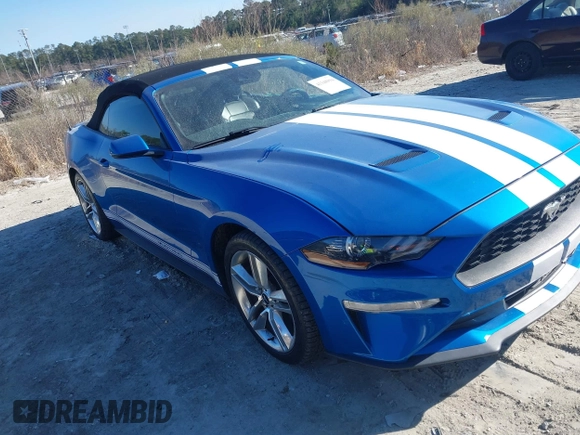 2020 Ford Mustang EcoBoost with VIN 1FATP8UH8L5157974, listed as a IAAI auction lot 41348994 with 48,148 mi miles and . Bid and sale history available at carsss.com. Image 1.