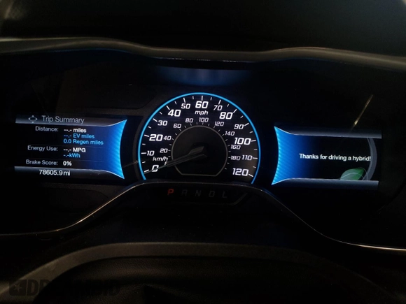 2017 Ford C-Max Energi Titanium with VIN 1FADP5FU8HL100061, listed as a Copart auction lot 74815223 with 78,605 mi miles. Bid and sale history available at carsss.com. Image 9.