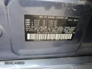 2018 Subaru Legacy Premium with VIN 4S3BNAC68J3005110, listed as a Copart auction lot 60054945 with 96,143 mi miles and Salvage title. Bid and sale history available at DreamBid. Image 12.