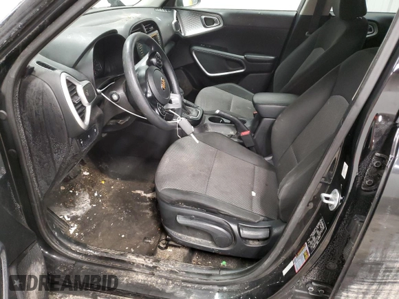 2020 Kia Soul LX with VIN KNDJ23AU2L7029657, listed as a Copart auction lot 44763485 with 0 mi miles and Salvage Title. Bid and sale history available at carsss.com. Image 7.