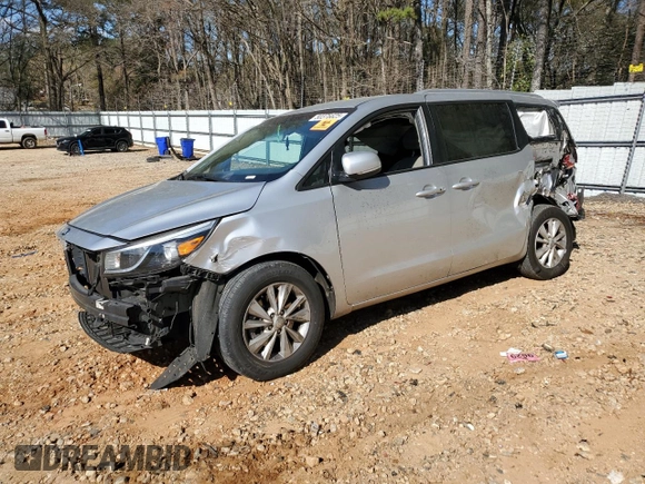 2017 Kia Sedona LX with VIN KNDMB5C11H6240857, listed as a Copart auction lot 50376625 with 218,161 mi miles and Salvage Title. Bid and sale history available at DreamBid. Image 1.
