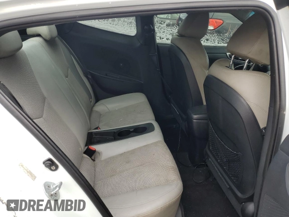 2012 Hyundai Veloster w/Red Int with VIN KMHTC6AD5CU030340, listed as a Copart auction lot 45793405 with 139,667 mi miles and Clean title. Bid and sale history available at DreamBid. Image 10.