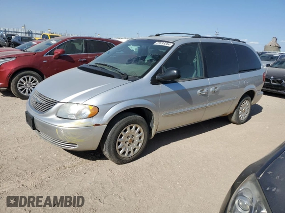 2001 Chrysler Town & Country with VIN 2C4GT44L41R358596, listed as a Copart auction lot 59493264 with 115,243 mi miles and Clean Title. Bid and sale history available at DreamBid. Image 1.