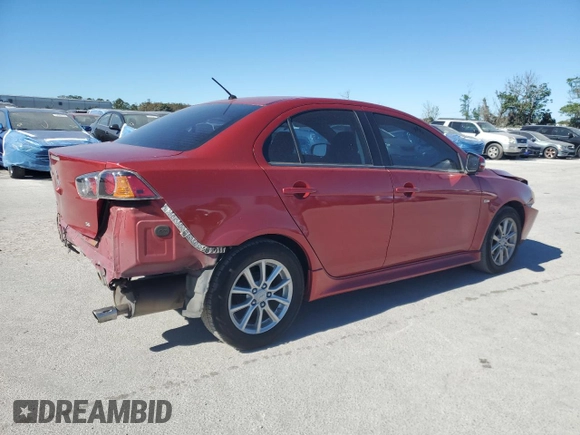 2015 Mitsubishi Lancer DE with VIN JA32U1FUXFU003517, listed as a Copart auction lot 81976354 with 127,252 mi miles and Salvage Title. Bid and sale history available at DreamBid. Image 3.