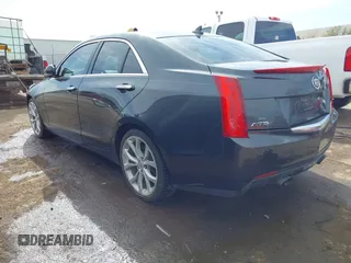 2014 Cadillac ATS Performance with VIN 1G6AC5S35E0116188, listed as a IAAI auction lot 41860494 with 85,517 mi miles. Bid and sale history available at carsss.com. Image 3.