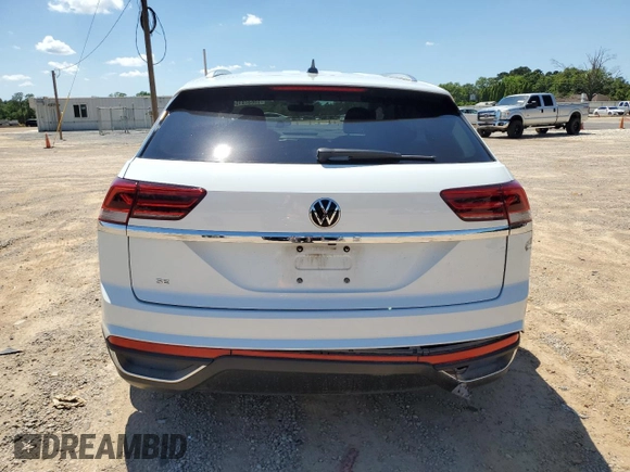 2023 Volkswagen Atlas SE with VIN 1V2DC2CA4PC214280, listed as a Copart auction lot 55832815 with 28,163 mi miles and Salvage title. Bid and sale history available at DreamBid. Image 6.