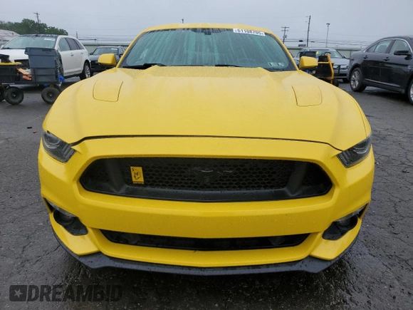 2016 Ford Mustang GT with VIN 1FA6P8CF9G5214847, listed as a Copart auction lot 61108705 with 54,137 mi miles and Salvage title. Bid and sale history available at DreamBid. Image 5.