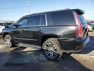 2017 GMC Yukon Denali with VIN 1GKS2CKJ5HR248671, listed as a Copart auction lot 50127715 with 83,376 mi miles and Salvage Title. Bid and sale history available at carsss.com. Image 2.