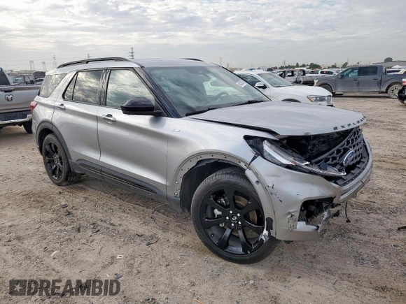 2023 Ford Explorer ST-Line с VIN 1FMSK7KH5PGB05208, выставлен на аукционе Copart как лот 64032885 с пробегом 35 251 миль миль и Списание • Salvage title. История ставок и продаж доступна на DreamBid. Изображение 4.