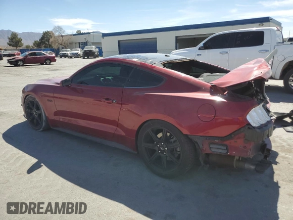 2018 Ford Mustang GT with VIN 1FA6P8CF8J5172159, listed as a Copart auction lot 47234365 with 76,685 mi miles and Salvage Title. Bid and sale history available at carsss.com. Image 2.