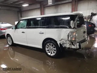 2010 Ford Flex SEL with VIN 2FMGK5CC6ABA58444, listed as a Copart auction lot 49276275 with 111,430 mi miles and Salvage Title. Bid and sale history available at carsss.com. Image 2.
