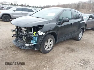 2022 Chevrolet Trax LS with VIN KL7CJNSM0NB509876, listed as a IAAI auction lot 41503835 with 12,782 mi miles. Bid and sale history available at carsss.com. Image 2.