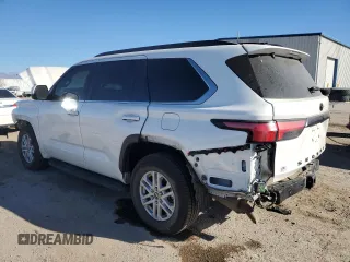 2023 Toyota Sequoia SR5 with VIN 7SVAAABA1PX004224, listed as a Copart auction lot 85782574 with 55,131 mi miles and Salvage Title. Bid and sale history available at carsss.com. Image 2.