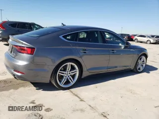 2018 Audi A5 Sportback Premium Plus with VIN WAUENCF53JA066286, listed as a Copart auction lot 39546854 with 52,596 mi miles. Bid and sale history available at carsss.com. Image 3.