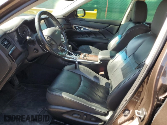 2016 Infiniti Q70 with VIN JN1BY1PR3GM720975, listed as a Copart auction lot 62496665 with 100,250 mi miles and Salvage title. Bid and sale history available at DreamBid. Image 7.