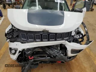 2020 Jeep Compass Trailhawk with VIN 3C4NJDDB4LT119165, listed as a Copart auction lot 48454355 with 135,492 mi miles and Salvage title. Bid and sale history available at DreamBid. Image 12.