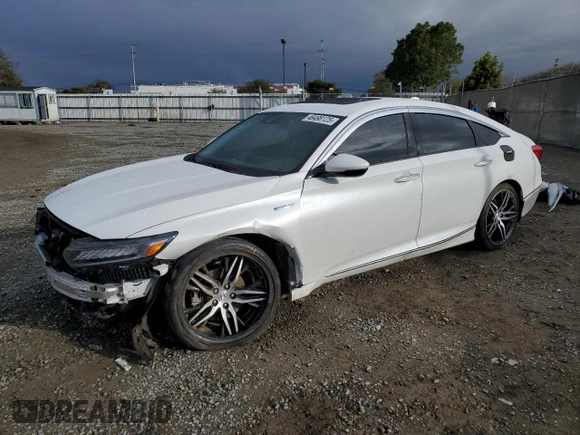 2022 Honda Accord Touring with VIN 1HGCV3F92NA039441, listed as a Copart auction lot 48498125 with 63,552 mi miles and Salvage title. Bid and sale history available at DreamBid. Image 1.