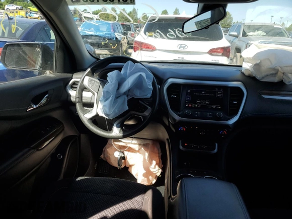 2021 GMC Acadia SLE with VIN 1GKKNRL44MZ139888, listed as a Copart auction lot 57561654 with 63,144 mi miles and Salvage Title. Bid and sale history available at carsss.com. Image 8.