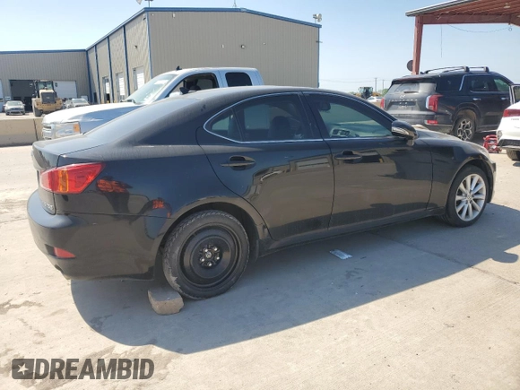 2010 Lexus IS 250 with VIN JTHCF5C28A5043283, listed as a Copart auction lot 52319165 with 180,730 mi miles and Clean Title. Bid and sale history available at carsss.com. Image 3.