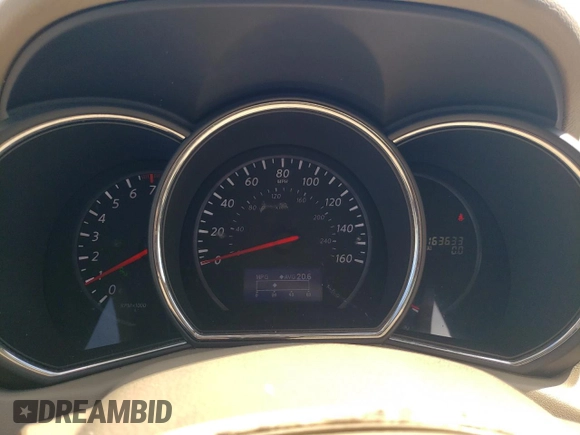 2014 Nissan Murano LE with VIN JN8AZ1MW0EW500358, listed as a Copart auction lot 72076604 with 163,633 mi miles and Salvage Title. Bid and sale history available at carsss.com. Image 9.