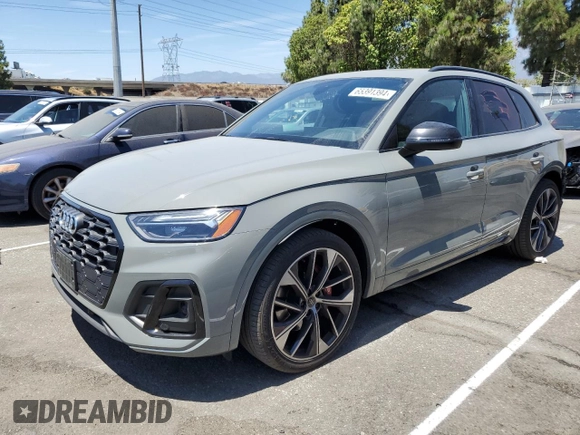 2021 Audi SQ5 Premium Plus with VIN WA1B4AFY9M2028996, listed as a Copart auction lot 65391394 with 51,799 mi miles and Salvage Title. Bid and sale history available at DreamBid. Image 1.