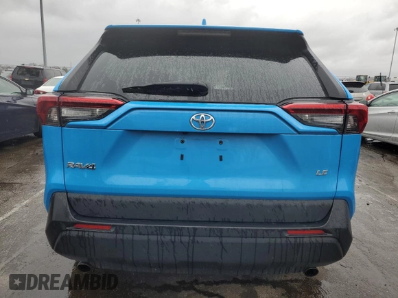 2019 Toyota RAV4 LE with VIN 2T3K1RFV6KW035136, listed as a Copart auction lot 47100395 with 88,568 mi miles and Salvage Title. Bid and sale history available at carsss.com. Image 6.