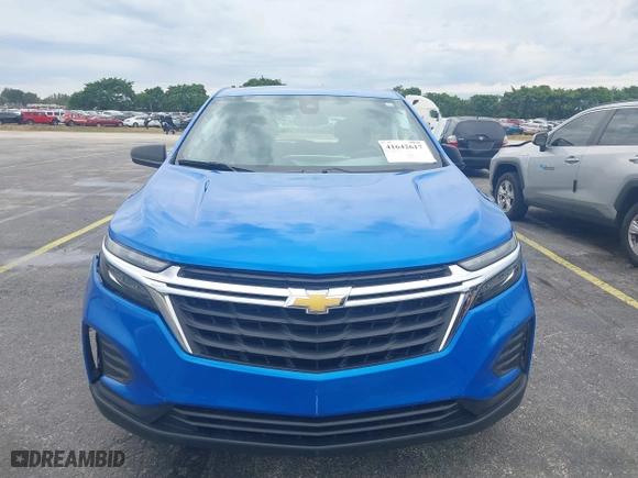 2024 Chevrolet Equinox LS with VIN 3GNAXHEG0RL119520, listed as a IAAI auction lot 41642617 with 13,845 mi miles. Bid and sale history available at carsss.com. Image 12.