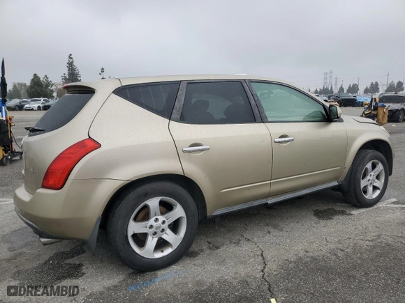 2005 Nissan Murano SE with VIN JN8AZ08T35W327638, listed as a Copart auction lot 50277855 with 238,217 mi miles and Salvage Title. Bid and sale history available at carsss.com. Image 3.
