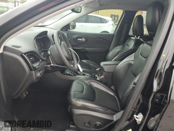 2020 Jeep Cherokee Altitude with VIN 1C4PJLLB4LD592817, listed as a Copart auction lot 58168785 with 57,400 mi miles and Salvage title. Bid and sale history available at DreamBid. Image 7.