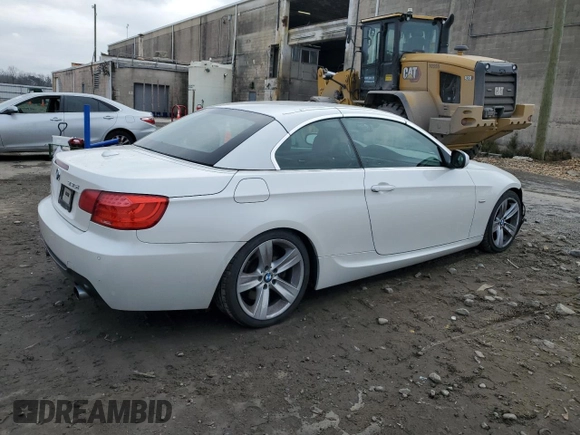 2013 BMW 3 Series 335i with VIN WBADX7C58DJ589356, listed as a Copart auction lot 85731764 with 107,492 mi miles and Salvage Title. Bid and sale history available at DreamBid. Image 3.