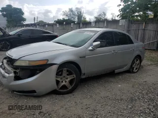 2004 Acura TL z VIN 19UUA66234A027706, wystawiony jako Copart lot #58616025 z przebiegiem 217 423 mil mil oraz Szkoda całkowita • Salvage title. Historia ofert i sprzedaży dostępna na DreamBid. Obrazek 1.